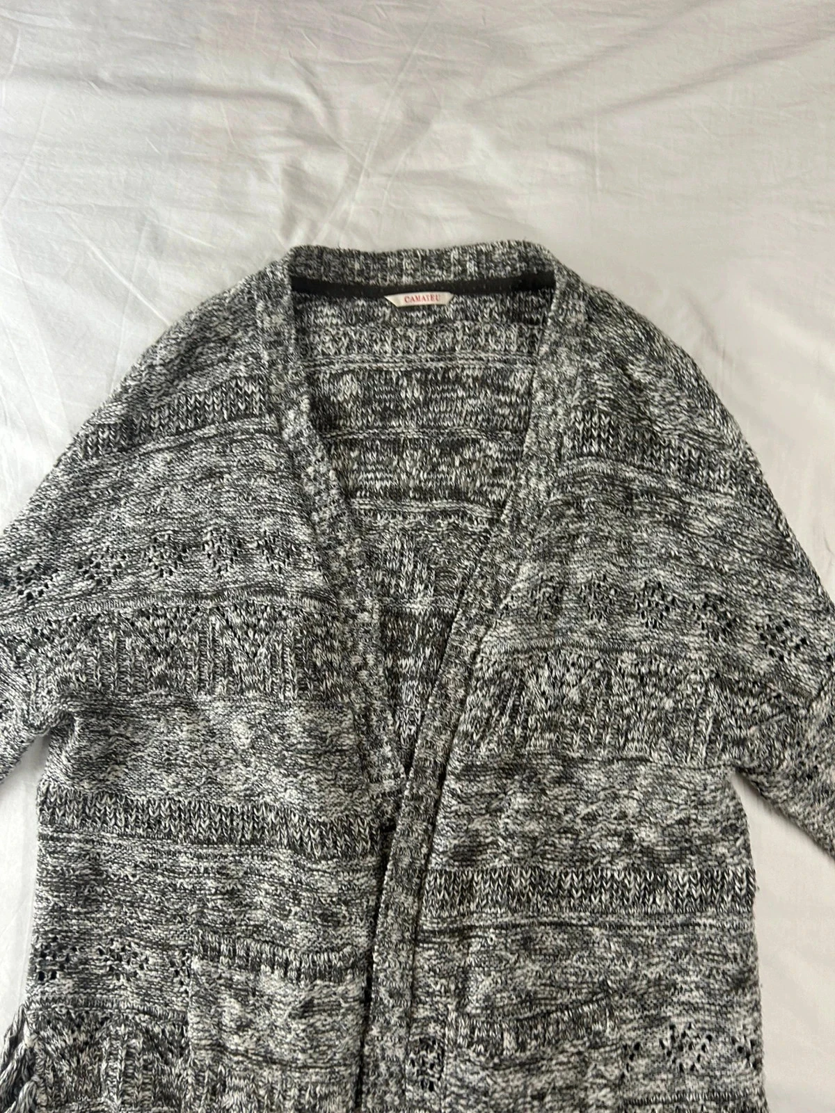 Grijze camaïeu-cardigan – photo 6